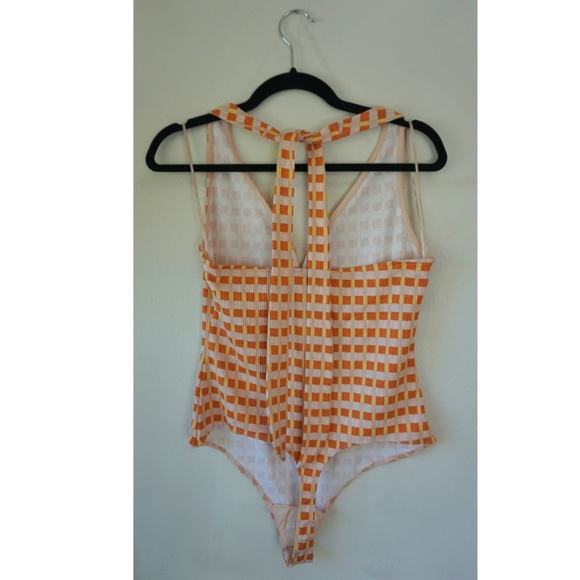 Free People Intimates Lemon Combo Bodysuit Halter - Picture 2 of 3